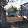 御垣が造替された信吉稲荷神社（伊勢市神久）
