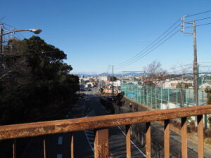 黒瀬町歩道橋からの眺望