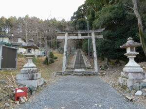 長尾天満宮の参道