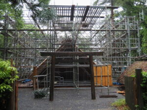 ついに新しい姿を現した御塩焼所（御塩殿神社）