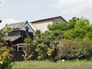 玉城町岡村にて