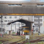 伊勢市駅で見かけた在来線を検測する「ドクター東海」