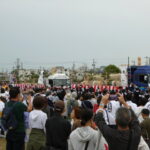 桑名住吉浦で合流した裏木曽（中津川市）および木曽（上松町）からの御樋代木