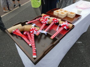 御樋代木の引継ぎ式会場(桑名 住吉浦)