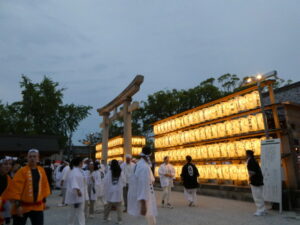 御樋代木が到着した桑名宗社