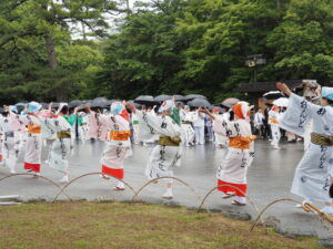御樋代木の奉迎会場(内宮 宇治橋前)