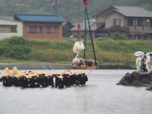 御樋代木の奉曳(内宮・川曳)