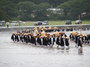 御樋代木の奉曳(内宮・川曳)