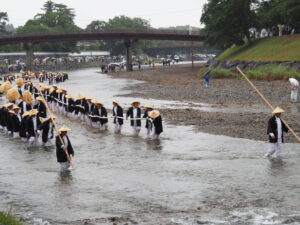 御樋代木の奉曳(内宮・川曳)