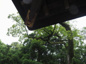 神札授与所前にて(内宮)