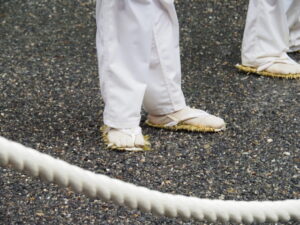 風日祈宮橋付近までの御樋代木の奉曳(内宮)