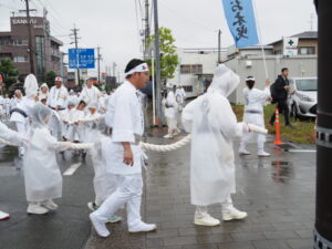 御樋代木の奉曳(外宮・陸曳)