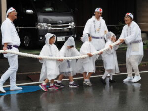 御樋代木の奉曳(外宮・陸曳)