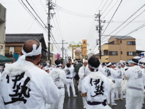 御樋代木の奉曳(外宮・陸曳)