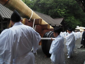 御樋代木奉曳式(外宮)