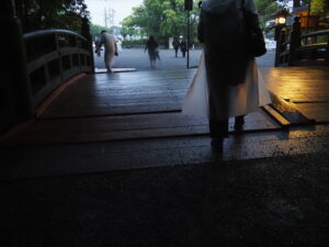 北御門参道の火除橋(外宮)