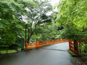 清滝川に゙架かる高雄橋