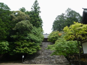 金堂への階段（神護寺）
