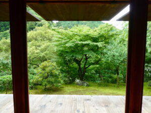 石水院にて（高山寺）