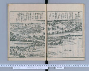 香良洲御前社（伊勢参宮名所図会）
