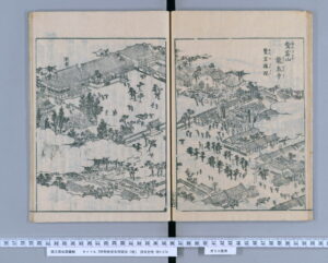 愛宕山龍泉寺（伊勢参宮名所図会）
