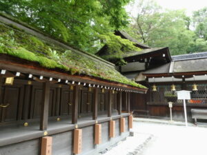 河合神社にて