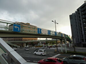 醒泉横断歩道橋（堀川五条）にて