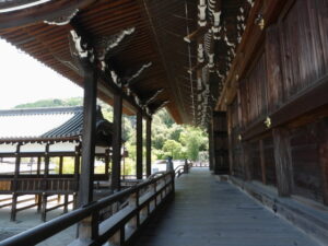 御影堂から集会堂への廊下（知恩院）