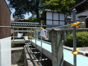 勢至堂の保存修理工事現場（知恩院）