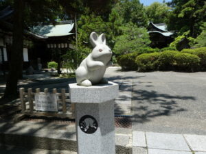 岡﨑神社にて