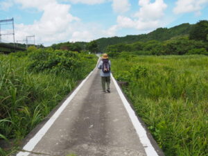 雲出川に架かる石橋の潜水橋（沈下橋）