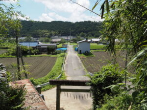 大井神社からの風景（津市一志町大仰）