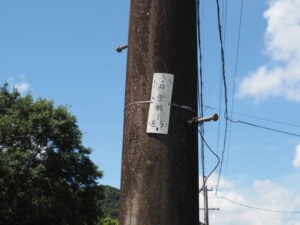 NTT電柱番号板［井生幹1左5］