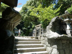 土宮神社にて（鳥羽市小浜町）