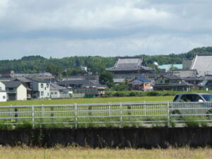 専修寺 如来堂ほかの遠望