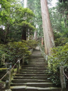 奥之院の参道(室生寺)