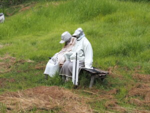 魅入ってしまう案山子（ととりの里公園）