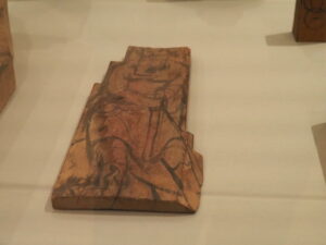 木取した木材（橋本平八展＠三重県立美術館）