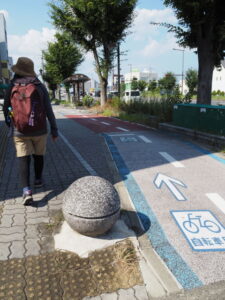 BUS STOP 万町（三重交通）付近（国道23号）