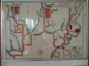 伊勢市内の火災消失区域地図（第46回空襲展）