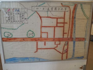 伊勢市内の火災消失区域地図（第46回空襲展）