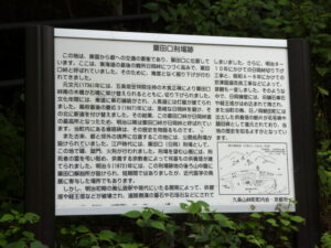 粟田口刑場跡の説明板