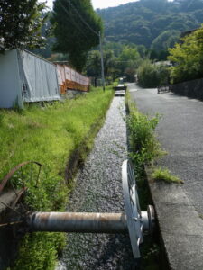 琵琶湖疏水（東山中学・高等学校脇）