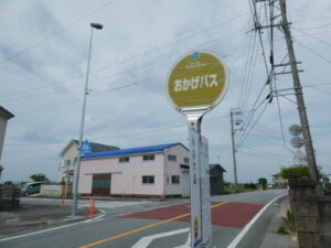おかげバス東大淀バス停（ＪＡ伊勢 伊勢北部支店東大淀付近）