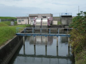村松１号樋門付近（伊勢市東大淀町）