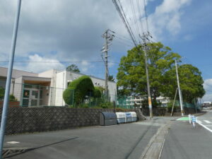 外城田小学校付近(玉城町蚊野)