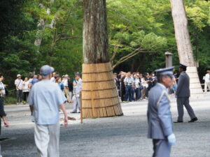 御船代祭を前にして（外宮）