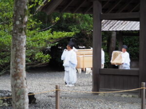 御船代祭（多賀宮を除く、豊受大神宮の別宮）