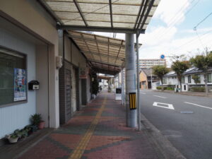 白子駅前の通り