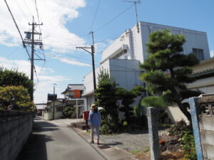 柏町公民館付近
